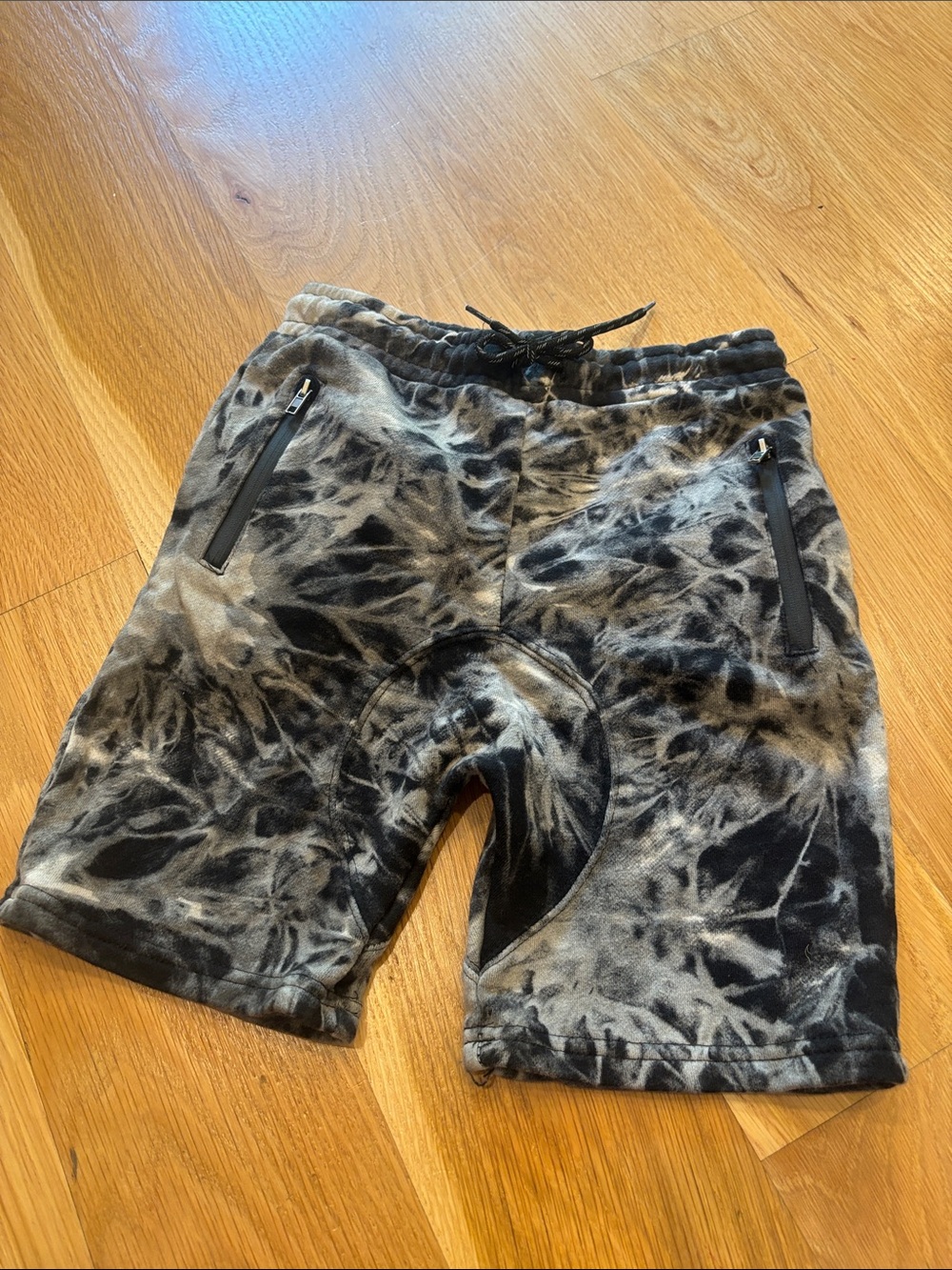 Appaman Black and Gray Tie-Dye Kids Shorts